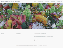 Tablet Screenshot of milwaukeeflowermarket.com